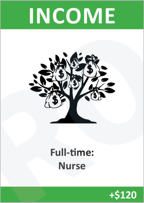 Income Card - full-time - nurse